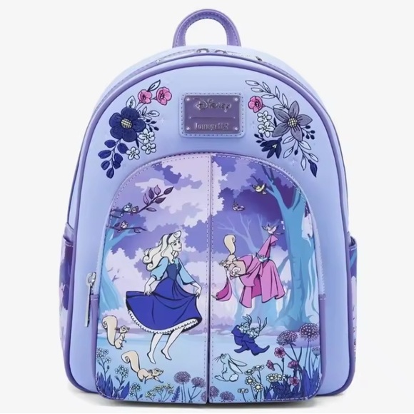 NEW Loungefly Disney Sleeping Beauty 65th Anniversary Scene Mini Backpack - Picture 1 of 6